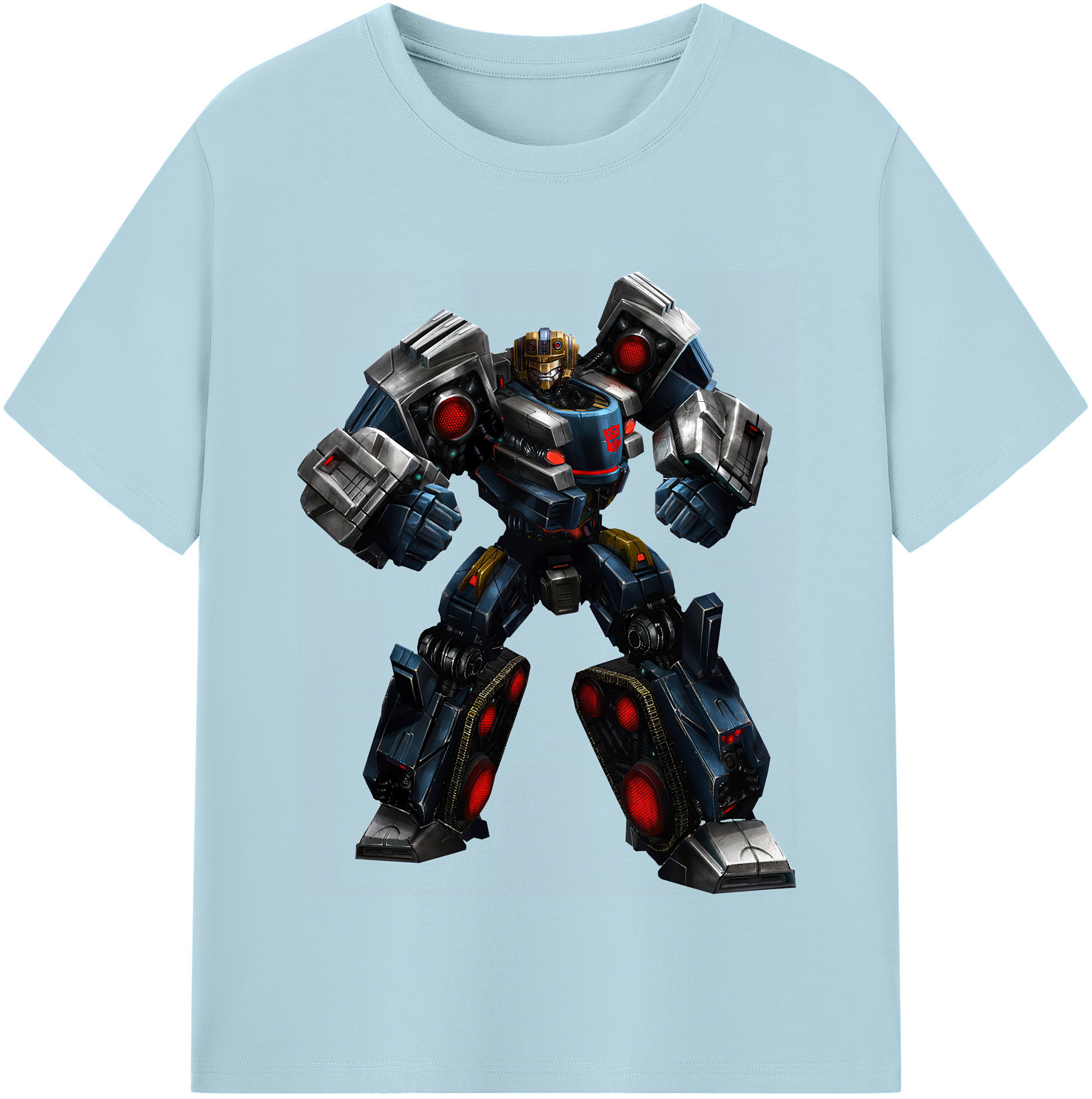 （画像用） Transformers トランスフォーマー 綿100％半袖Tシャツ（フロントプリント）